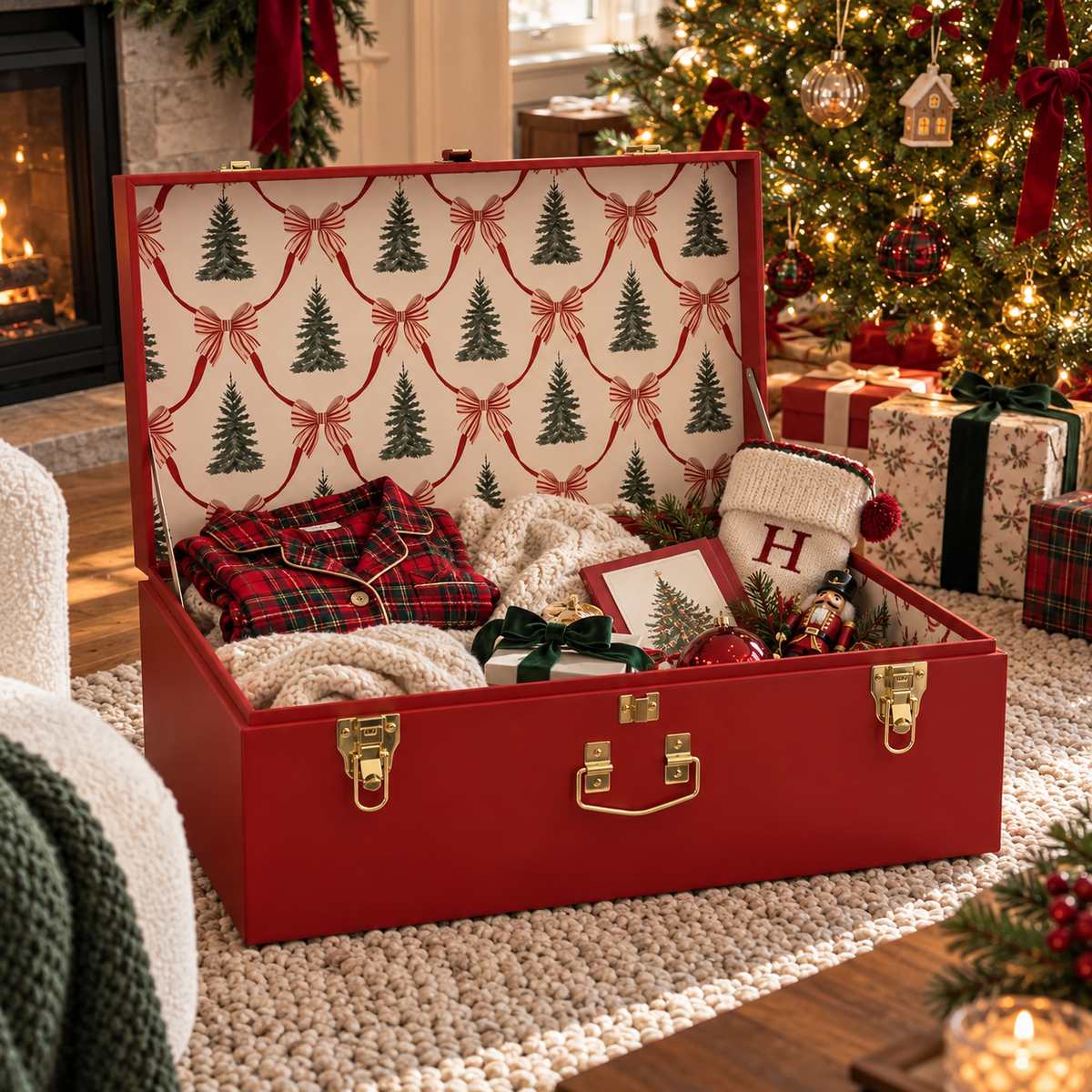 Large Christmas Trunk