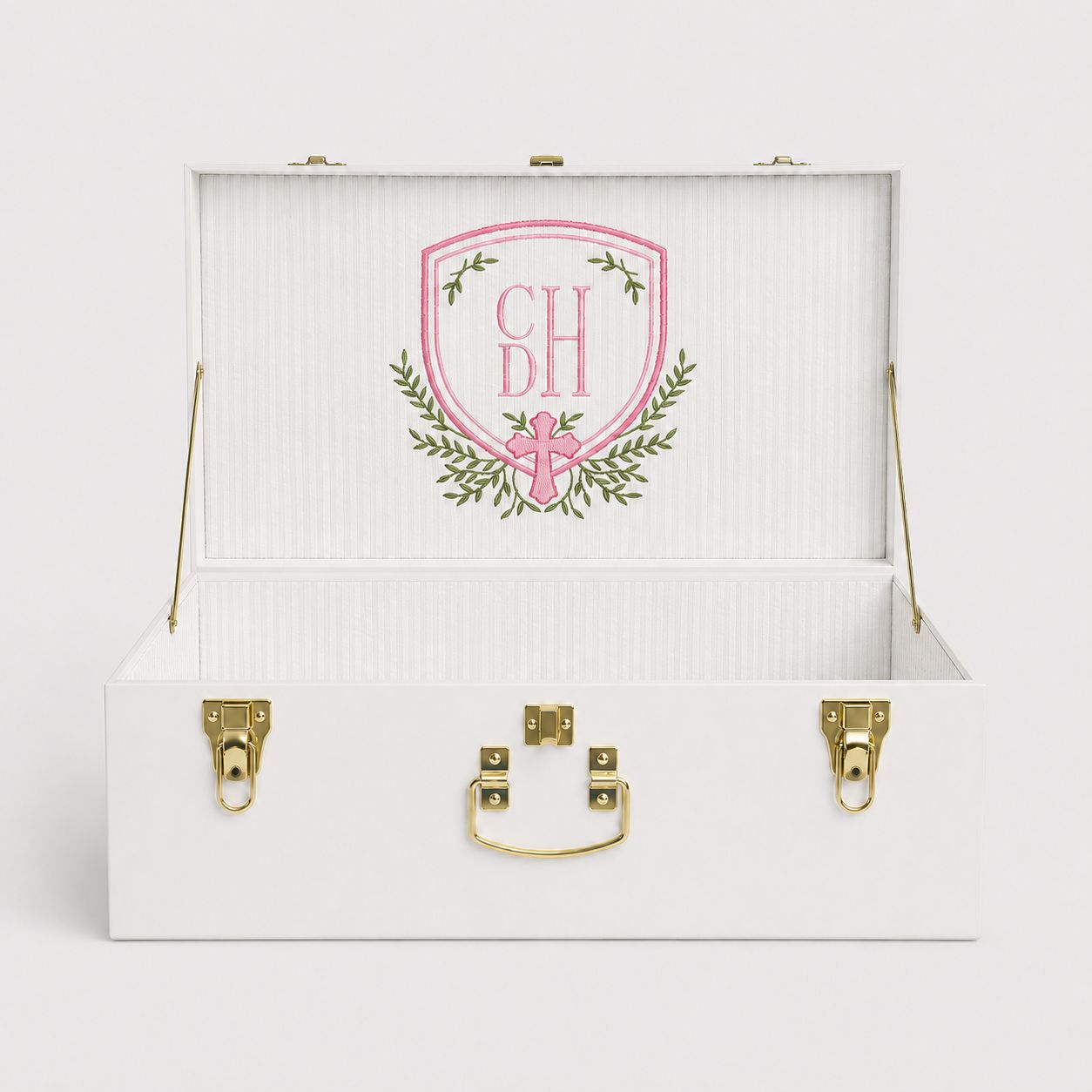 Baby Girl Baptism Medium Trunk